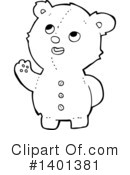 Bear Clipart #1401381 by lineartestpilot