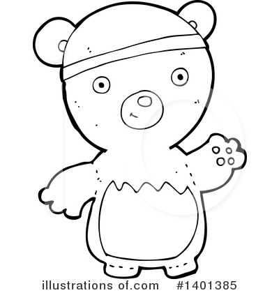 Royalty-Free (RF) Bear Clipart Illustration by lineartestpilot - Stock Sample #1401385