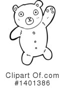 Bear Clipart #1401386 by lineartestpilot