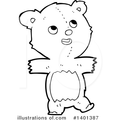 Royalty-Free (RF) Bear Clipart Illustration by lineartestpilot - Stock Sample #1401387