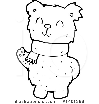 Royalty-Free (RF) Bear Clipart Illustration by lineartestpilot - Stock Sample #1401388