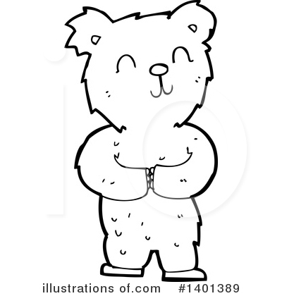 Royalty-Free (RF) Bear Clipart Illustration by lineartestpilot - Stock Sample #1401389