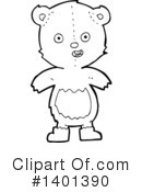 Bear Clipart #1401390 by lineartestpilot