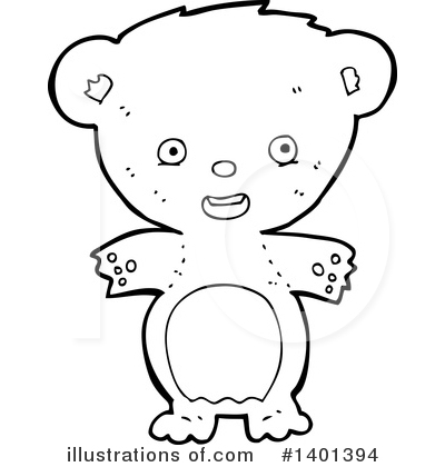 Royalty-Free (RF) Bear Clipart Illustration by lineartestpilot - Stock Sample #1401394