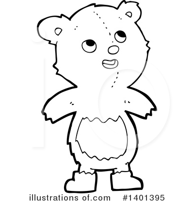 Royalty-Free (RF) Bear Clipart Illustration by lineartestpilot - Stock Sample #1401395