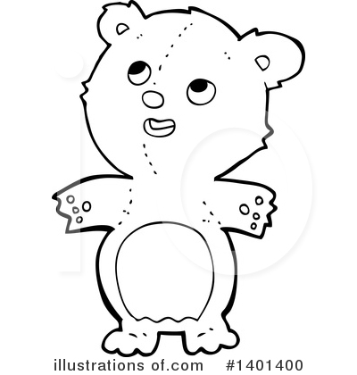 Royalty-Free (RF) Bear Clipart Illustration by lineartestpilot - Stock Sample #1401400