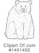 Bear Clipart #1401402 by lineartestpilot