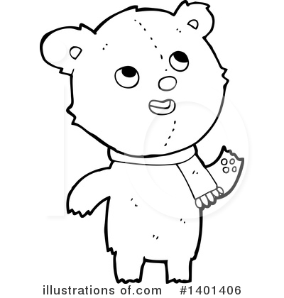 Royalty-Free (RF) Bear Clipart Illustration by lineartestpilot - Stock Sample #1401406