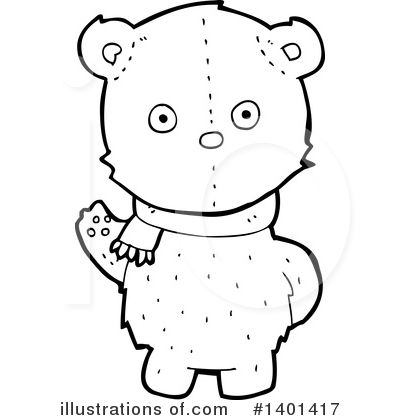 Royalty-Free (RF) Bear Clipart Illustration by lineartestpilot - Stock Sample #1401417