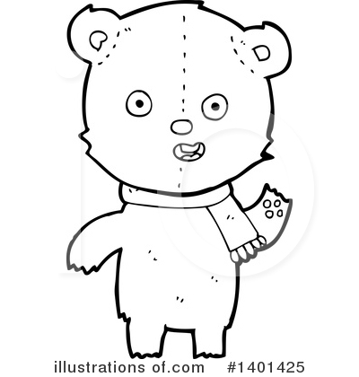 Royalty-Free (RF) Bear Clipart Illustration by lineartestpilot - Stock Sample #1401425