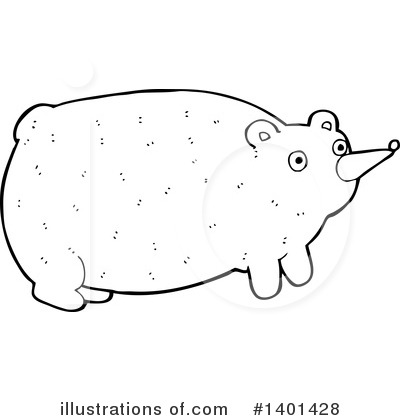 Royalty-Free (RF) Bear Clipart Illustration by lineartestpilot - Stock Sample #1401428