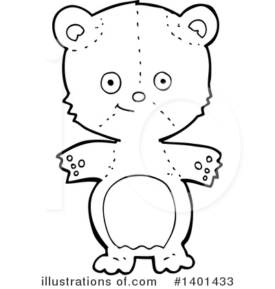 Royalty-Free (RF) Bear Clipart Illustration by lineartestpilot - Stock Sample #1401433