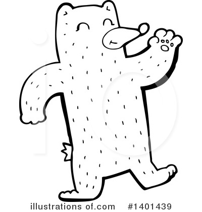 Royalty-Free (RF) Bear Clipart Illustration by lineartestpilot - Stock Sample #1401439
