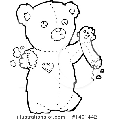 Royalty-Free (RF) Bear Clipart Illustration by lineartestpilot - Stock Sample #1401442