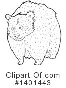 Bear Clipart #1401443 by lineartestpilot