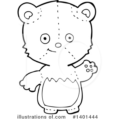 Royalty-Free (RF) Bear Clipart Illustration by lineartestpilot - Stock Sample #1401444