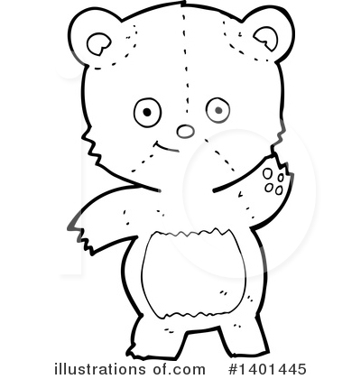 Royalty-Free (RF) Bear Clipart Illustration by lineartestpilot - Stock Sample #1401445