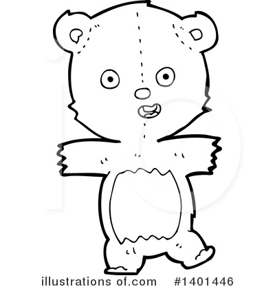 Royalty-Free (RF) Bear Clipart Illustration by lineartestpilot - Stock Sample #1401446