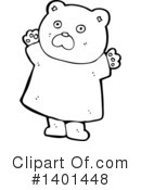 Bear Clipart #1401448 by lineartestpilot