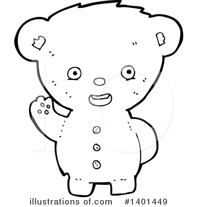 Royalty-Free (RF) Bear Clipart Illustration by lineartestpilot - Stock Sample #1401449