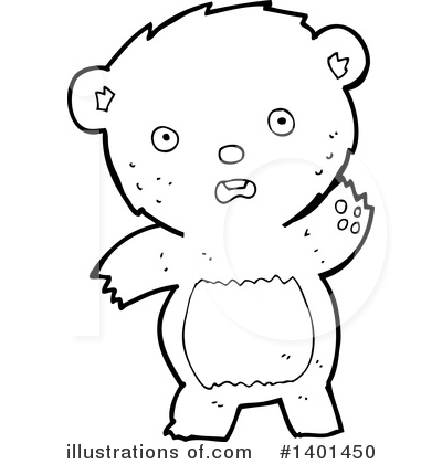 Royalty-Free (RF) Bear Clipart Illustration by lineartestpilot - Stock Sample #1401450