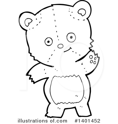 Royalty-Free (RF) Bear Clipart Illustration by lineartestpilot - Stock Sample #1401452