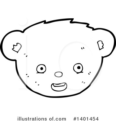 Royalty-Free (RF) Bear Clipart Illustration by lineartestpilot - Stock Sample #1401454
