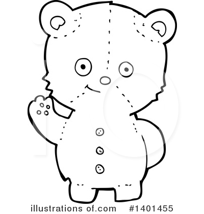 Royalty-Free (RF) Bear Clipart Illustration by lineartestpilot - Stock Sample #1401455