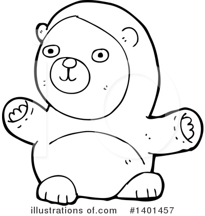Royalty-Free (RF) Bear Clipart Illustration by lineartestpilot - Stock Sample #1401457