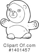 Bear Clipart #1401457 by lineartestpilot