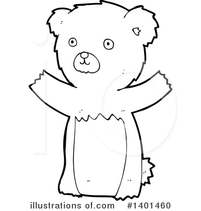 Royalty-Free (RF) Bear Clipart Illustration by lineartestpilot - Stock Sample #1401460