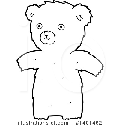 Royalty-Free (RF) Bear Clipart Illustration by lineartestpilot - Stock Sample #1401462