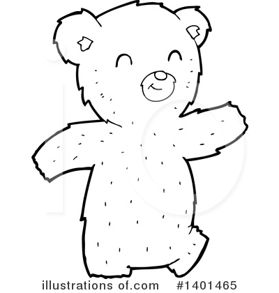 Royalty-Free (RF) Bear Clipart Illustration by lineartestpilot - Stock Sample #1401465