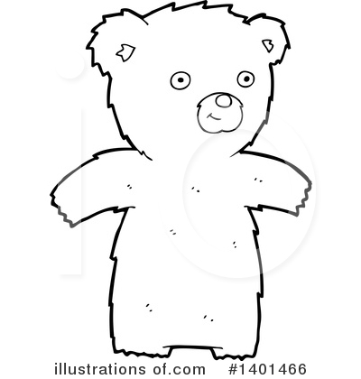 Royalty-Free (RF) Bear Clipart Illustration by lineartestpilot - Stock Sample #1401466