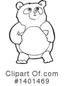 Bear Clipart #1401469 by lineartestpilot