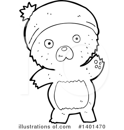 Royalty-Free (RF) Bear Clipart Illustration by lineartestpilot - Stock Sample #1401470