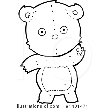 Royalty-Free (RF) Bear Clipart Illustration by lineartestpilot - Stock Sample #1401471