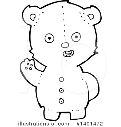 Royalty-Free (RF) Bear Clipart Illustration by lineartestpilot - Stock Sample #1401472