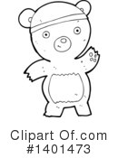 Bear Clipart #1401473 by lineartestpilot