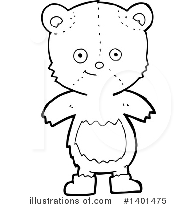 Royalty-Free (RF) Bear Clipart Illustration by lineartestpilot - Stock Sample #1401475