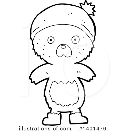 Royalty-Free (RF) Bear Clipart Illustration by lineartestpilot - Stock Sample #1401476