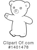 Bear Clipart #1401478 by lineartestpilot