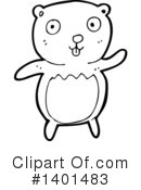 Bear Clipart #1401483 by lineartestpilot