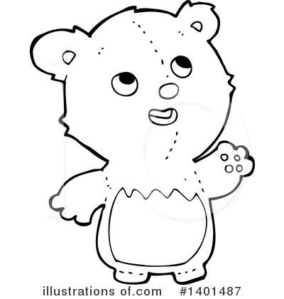 Royalty-Free (RF) Bear Clipart Illustration by lineartestpilot - Stock Sample #1401487