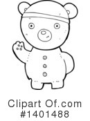 Bear Clipart #1401488 by lineartestpilot