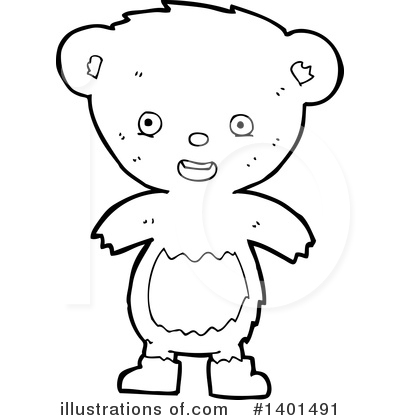 Royalty-Free (RF) Bear Clipart Illustration by lineartestpilot - Stock Sample #1401491