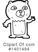 Bear Clipart #1401494 by lineartestpilot
