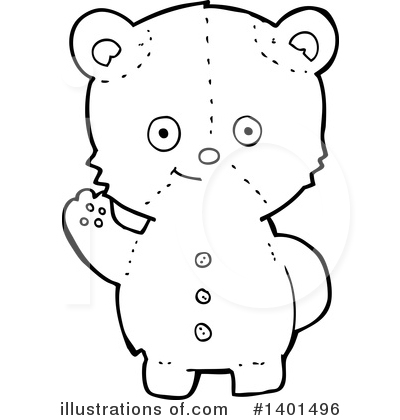 Royalty-Free (RF) Bear Clipart Illustration by lineartestpilot - Stock Sample #1401496