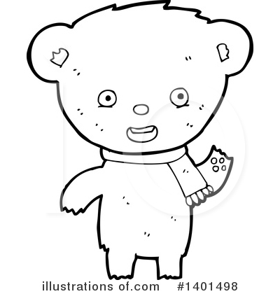 Royalty-Free (RF) Bear Clipart Illustration by lineartestpilot - Stock Sample #1401498