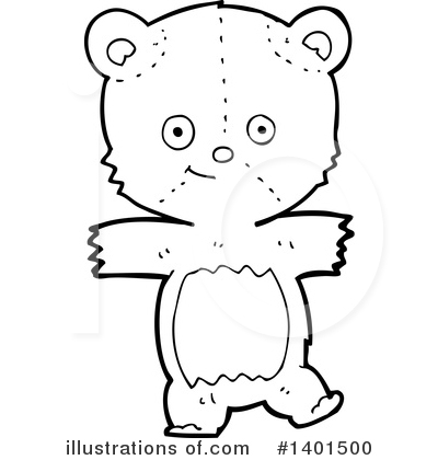 Royalty-Free (RF) Bear Clipart Illustration by lineartestpilot - Stock Sample #1401500